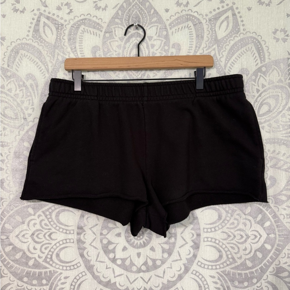 Nice No Boundaries NoBo Walmart Shorty Booty Shorts Cotton Blend Soft Black XXL